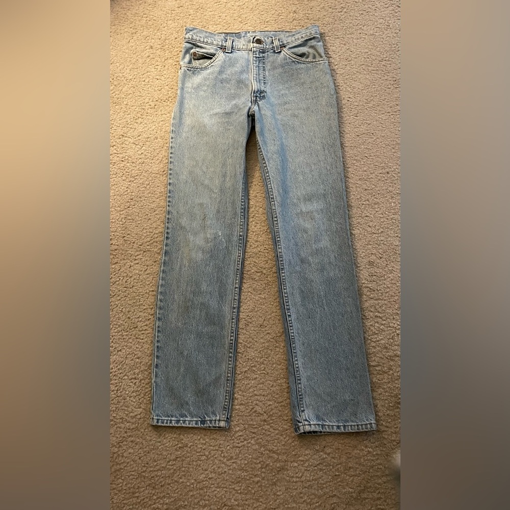 Vintage Levi’s 509 Premium Denim Jeans w/Orange Logo Tag. 30X30 Back Tag damage